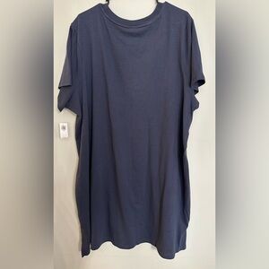 Woman’s Old Navy Blue Tee Shirt Dress XXL NWT